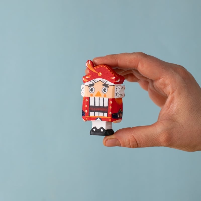 Festive Nutcracker Celebration Ring Ornament