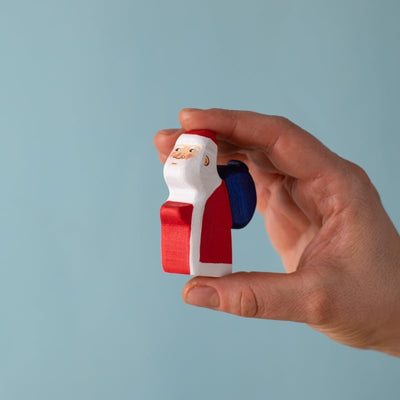Festive Santa Celebration Ring Ornament