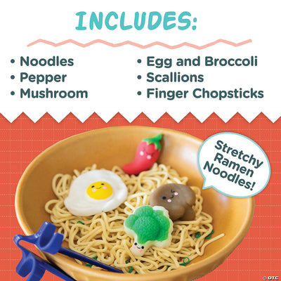 Foodie Fidgets Ramen Noodles and Toppings