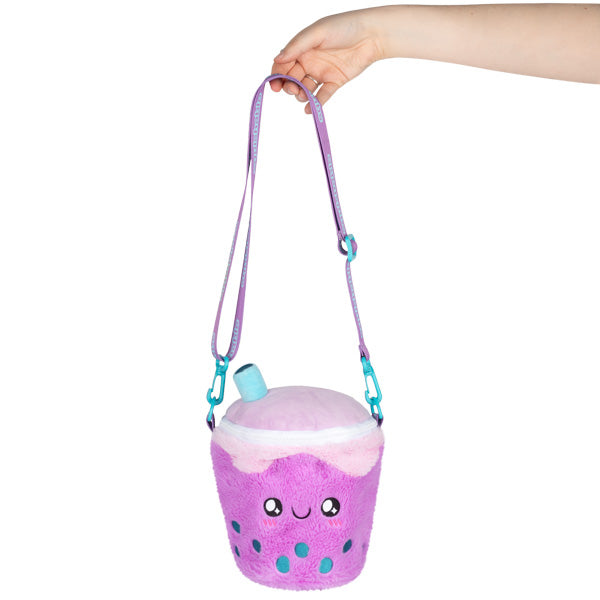 Comfort Food Bubble Tea Fuzzy Crossbody Bag