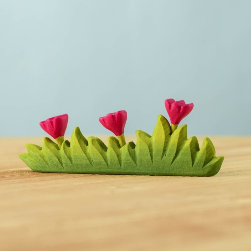 Grass with Pink Flowers, Large