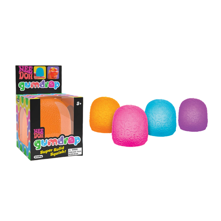 Gumdrop NeeDoh Super Solid Squish – Flying Pig Toys