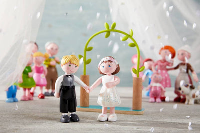 Little Friends Bride and Groom Play Wedding Set