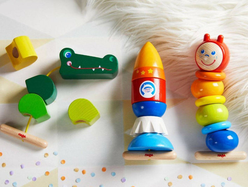 Rocket 6 Piece Threading Toy