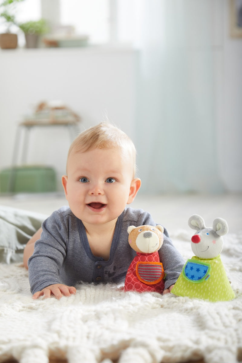 Beke the Bear or Maggy the Mouse Grasping Toy