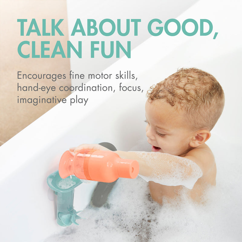 Boon Tubes Building Bath Toy Set, 3 Piece - Variety of Colors