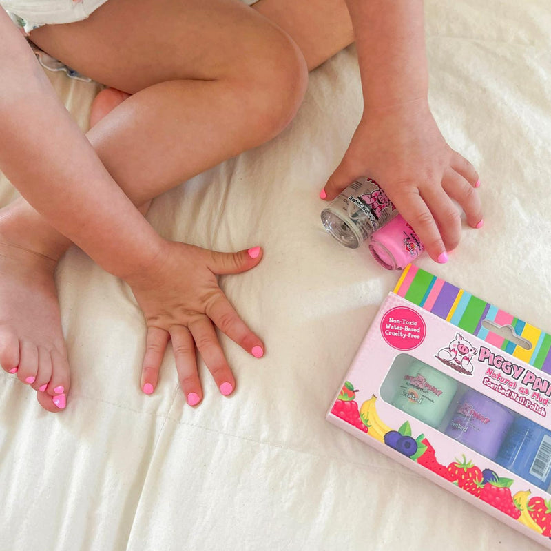 Scented Fruit Fairy 4 Polish - Gift Set - Kids Non-toxic Nail Polish