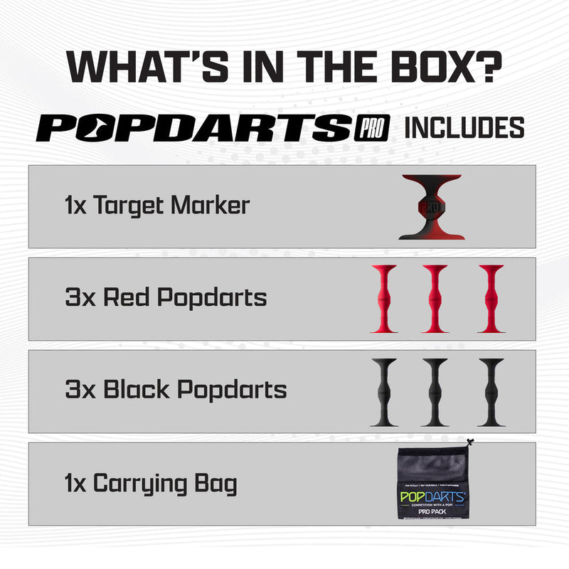 Popdarts Pro Pack (Red & Black)