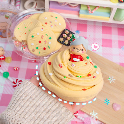 Mrs. Claus' Cookie Dough Clay-Dough Slime