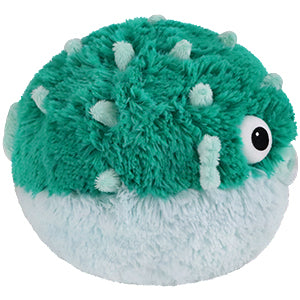 Mini Squishable Teal Pufferfish