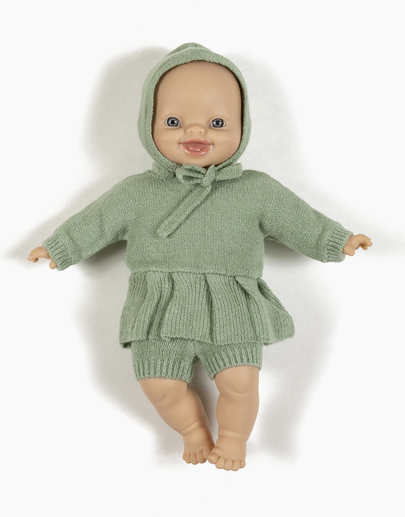 Babies – Félicie Set in Green Tea Knit
