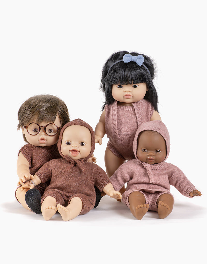 Babies – Félix Jumpsuit in Marl Caramel Knit
