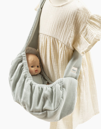 Babies – Hammock Doll Holder in Verdigris Honeycomb Mesh