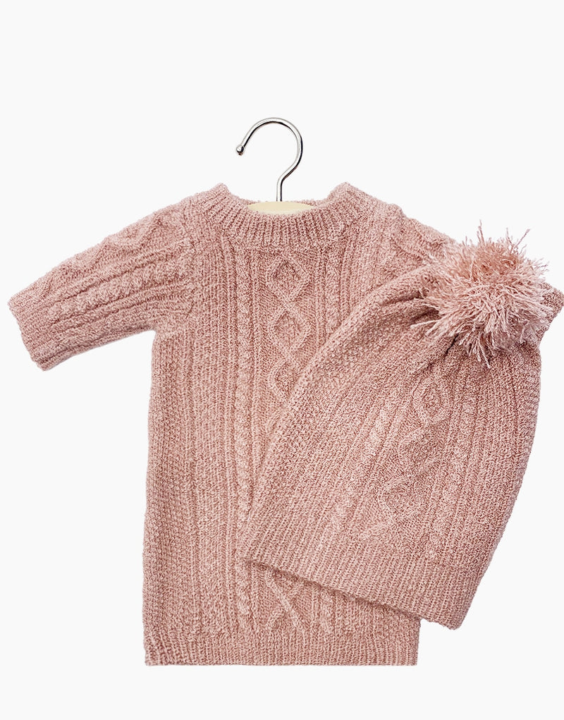Sophia Tea Pink Knit Set