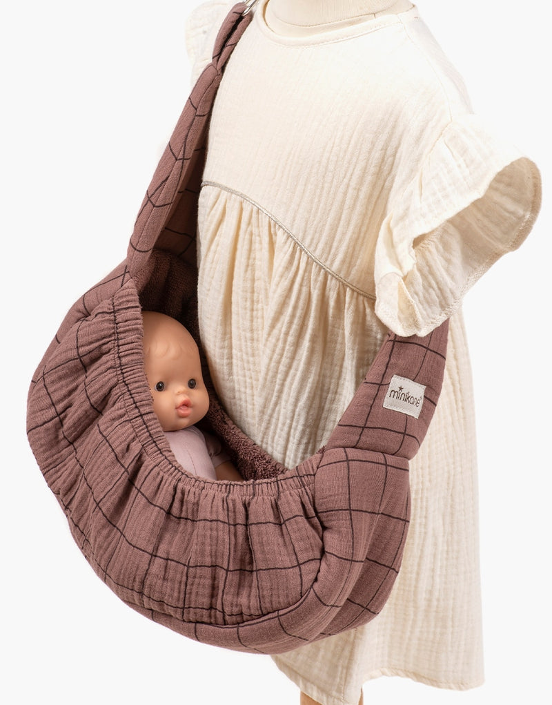 Babies – Hammock Doll Holder/Carrier Choco Checkers