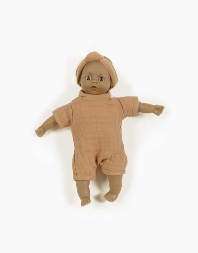 Minis – Pia with Light Eyes in Brown Sugar Bodysuit and Headband