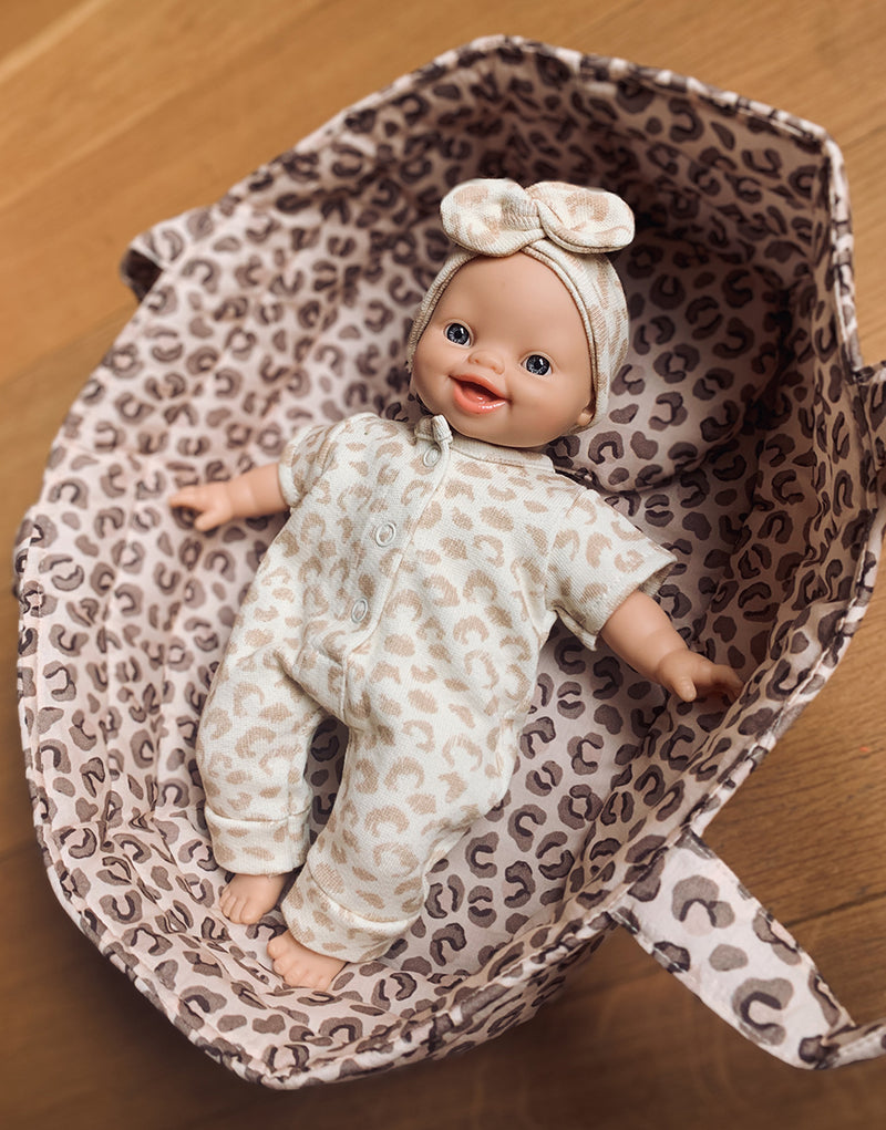 Babies – Lili jumpsuit and its Féline fleece headband