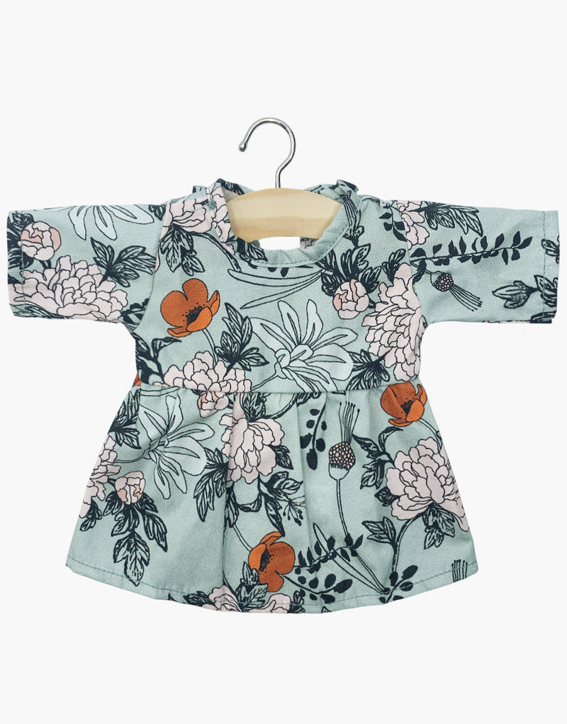 Babies – Faustine long-sleeved cotton dress Luxury roses