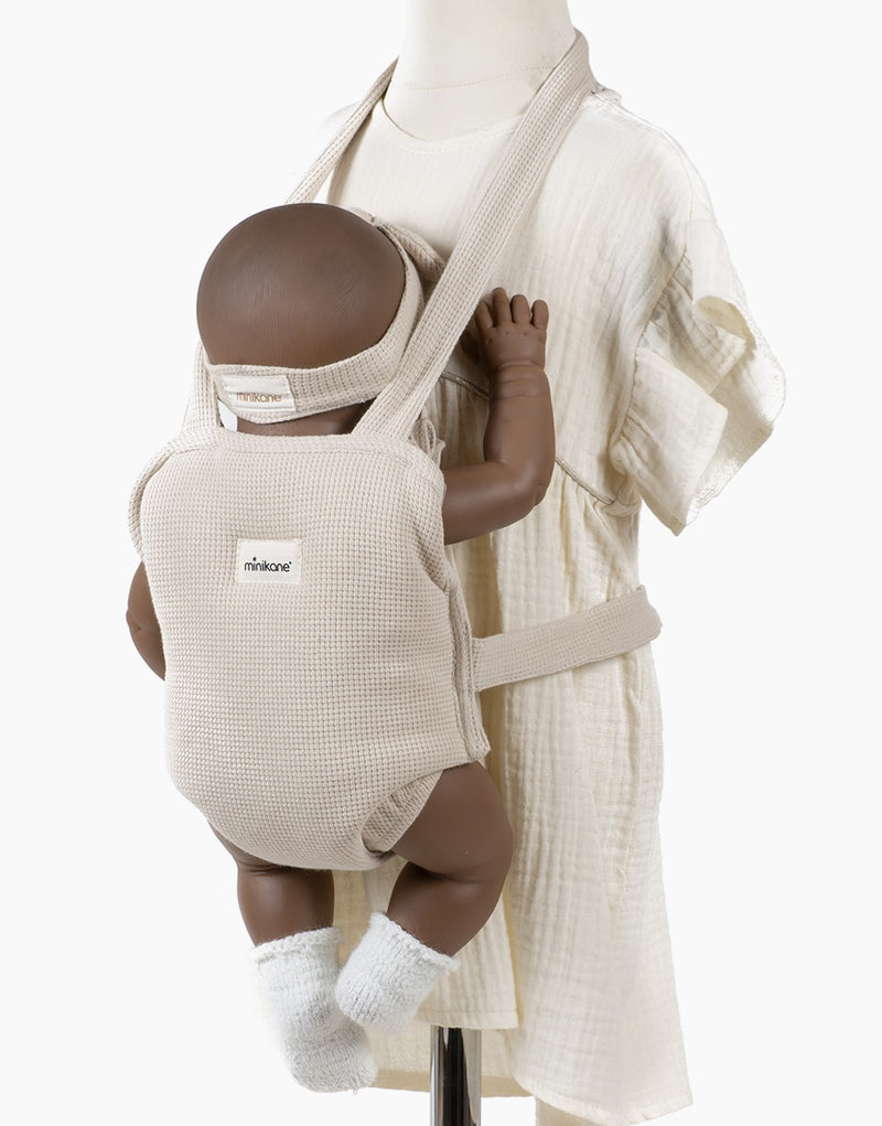 Bambinis – Linen honeycomb mesh doll carrier