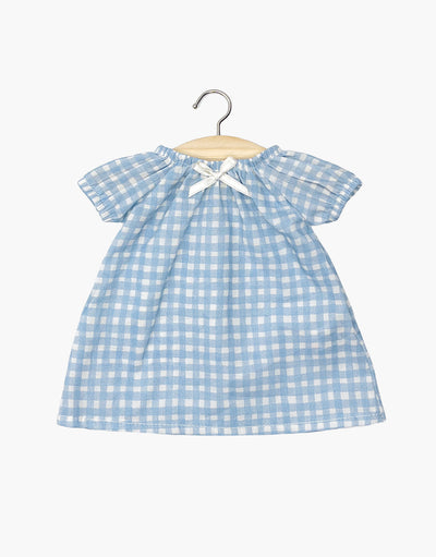 Babies – Sabrina Nightgown in Blue Gingham Cotton