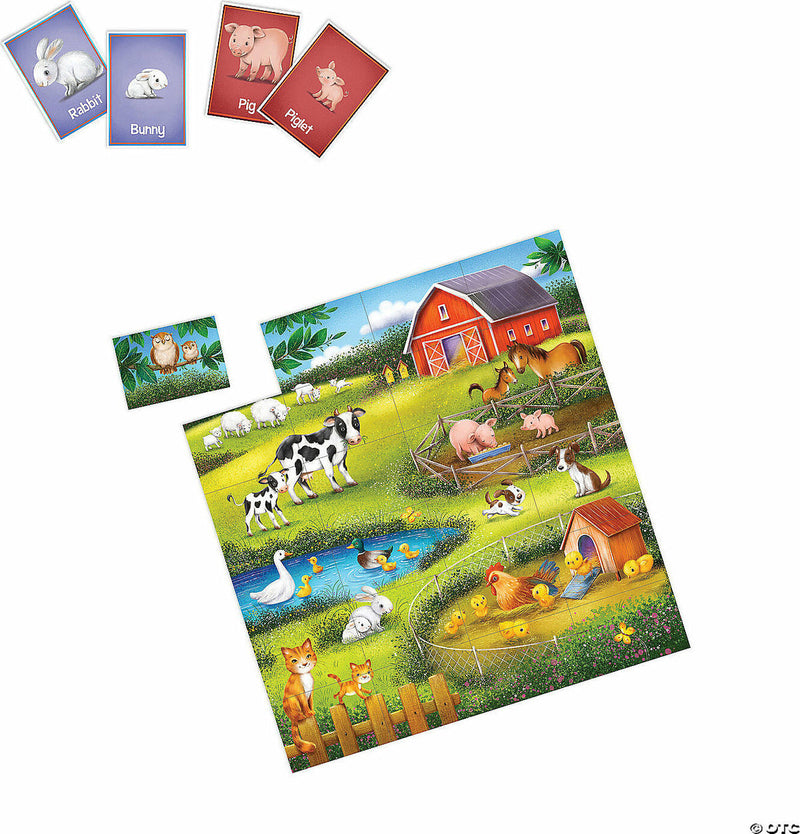 Mama and Baby Match Up Game and Puzzle