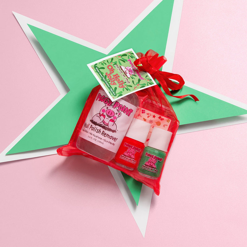 Oh Holly Jolly Gift Set - Kids Non-toxic Nail Polish