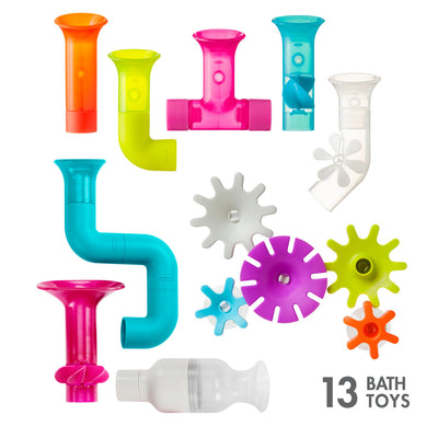 Boon Pipes & Cogs & Tubes Bath Toy Bundle 13PCS