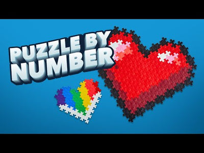 PUZZLE BY NUMBER® - 250 PC HEARTS