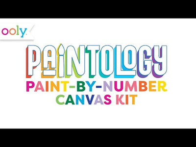Paintology Paint-By-Number Canvas Kit - Tiger Eyes