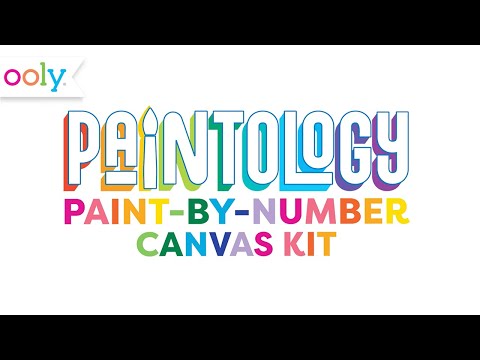 Paintology Paint-By-Number Canvas Kit - Blue Birds