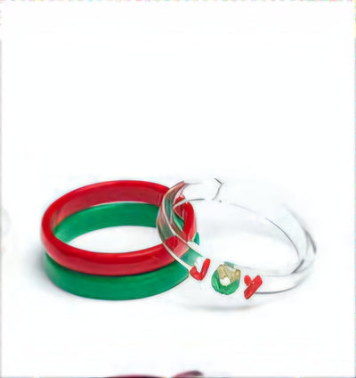 Holiday Bangles, Set of 3