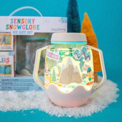 DIY Sensory Snowglobe Gift Set