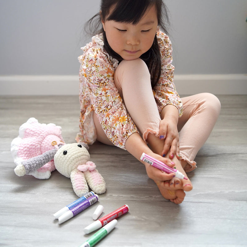 Piggy Paint Pen - Kids Non-toxic Nail Polish Pen - Variety of Colors