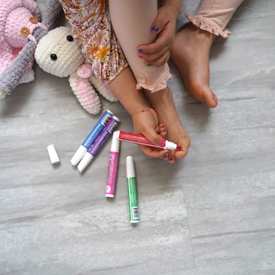 Piggy Paint Pen - Kids Non-toxic Nail Polish Pen - Variety of Colors