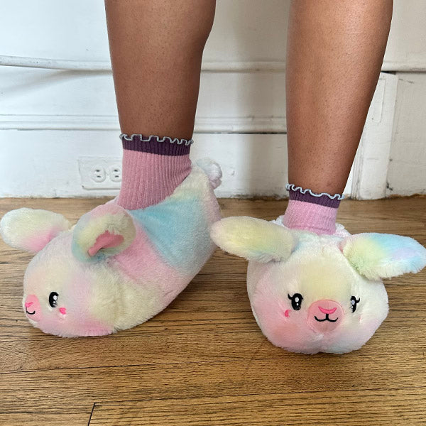 Tie Dye Bunny 3D Slipper