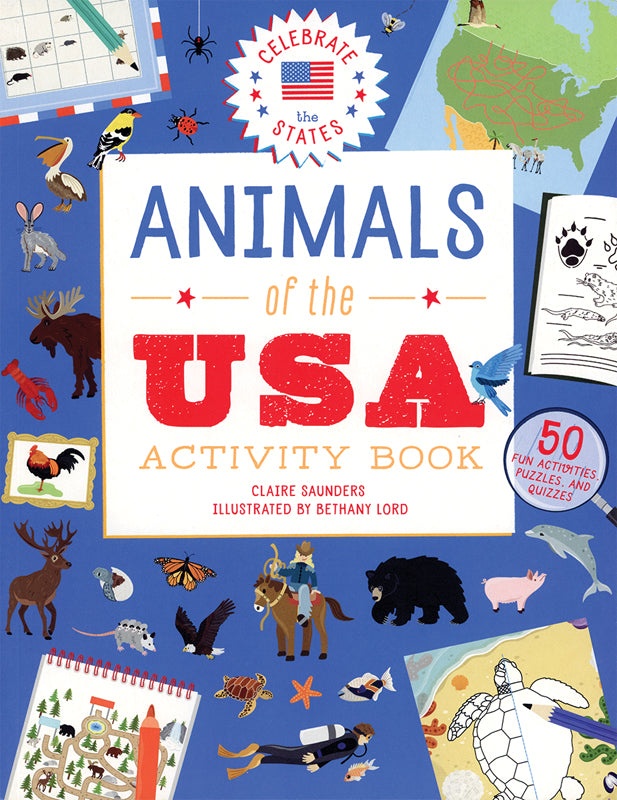 Animals of the USA Activity Book