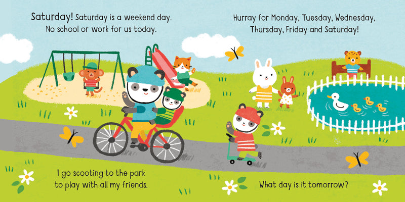 Days of the Week Little Board Book