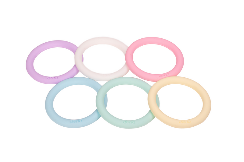 6 Pastel Rings