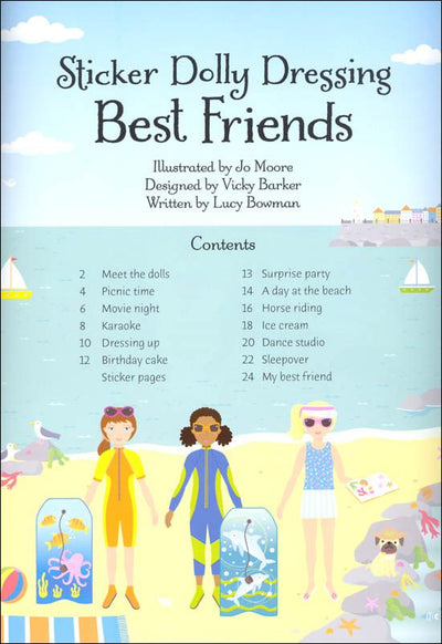 Sticker Dolly Dressing Best Friends (Reusable)