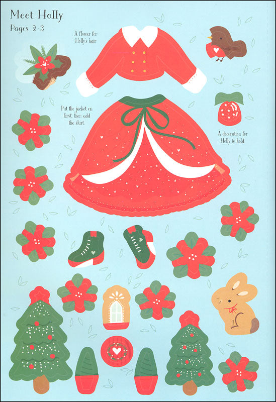 Little Sticker Dolly Dressing Christmas