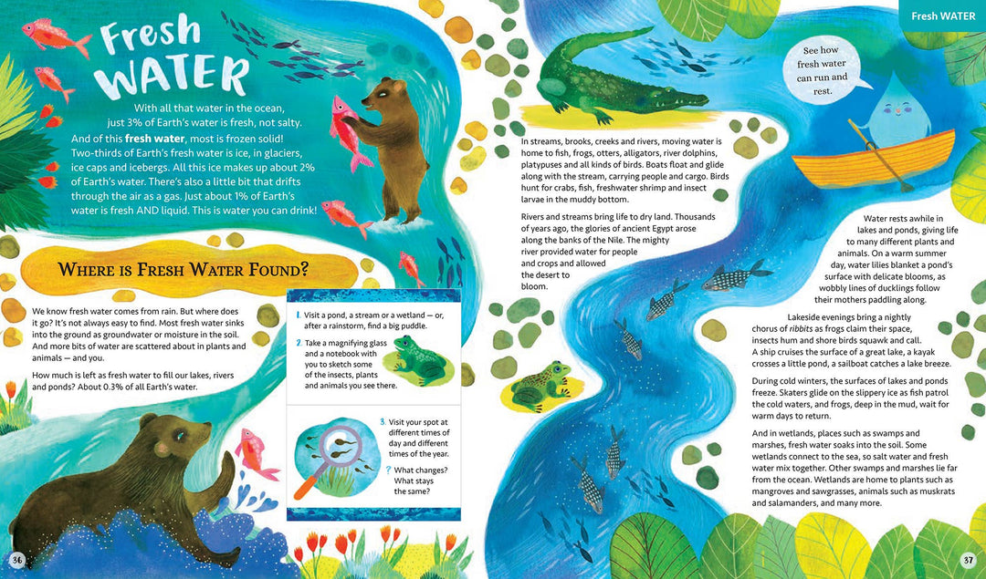 Barefoot Books Water: A Deep Dive of Discovery – Flying Pig Toys