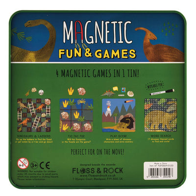 Dino Magnetic Fun and Games Compendium