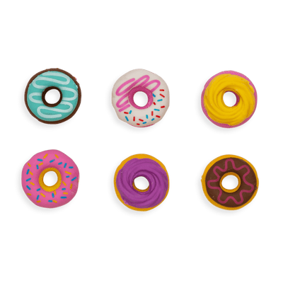 Dainty Donuts Scented Erasers - Set of 6