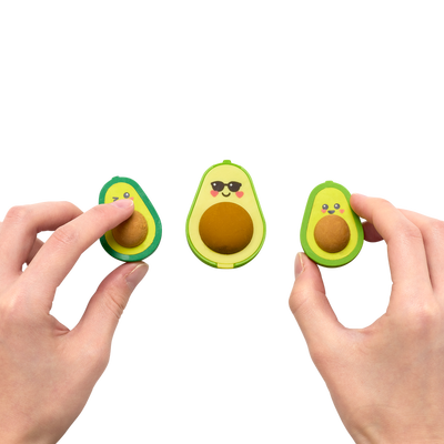 Avocado Love Eraser and Sharpener - Set of 3