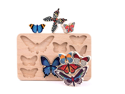 World of Butterflies Puzzle and Stacker