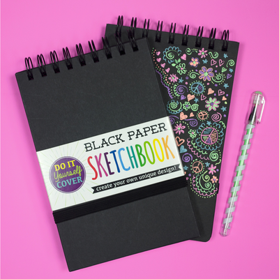 Black DIY Cover Sketchbook, Small