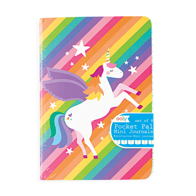 Pocket Pal Journals - Unique Unicorns - Set of 8