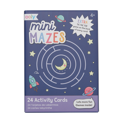 Mini Mazes Paper Games Activity Cards