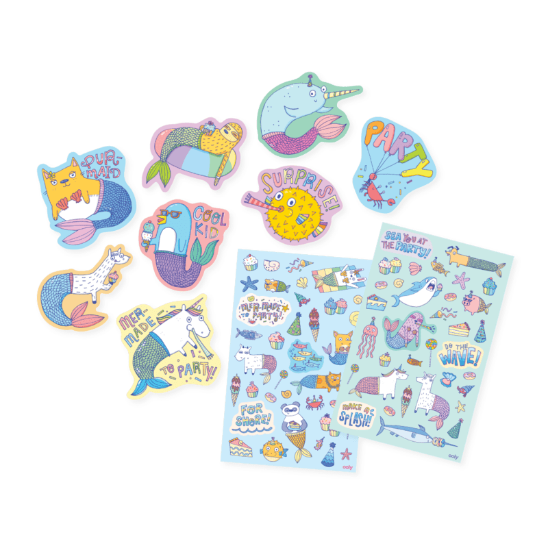 Mer-Made to Party Scented Stickers