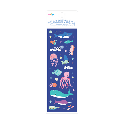 Stickiville Deep Sea Stickers - Holographic